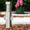 Dakar Plint licht, Staande lamp Roestvrijstalen kleur, 1-licht, Bewegingsmelder