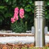 Dakar Plint licht, Staande lamp Roestvrijstalen kleur, 1-licht, Bewegingsmelder