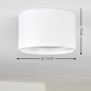 Kristallo Plafondlamp LED Wit, 1-licht