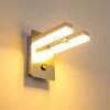 Sakami Muurlamp LED Nikkel mat, 2-lichts