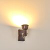 Danikon Muurlamp Bruin, Chroom, 1-licht