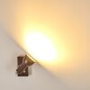 Danikon Muurlamp Bruin, Chroom, 1-licht
