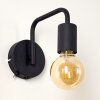 Valocolla Muurlamp Zwart, 1-licht