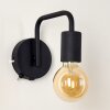 Valocolla Muurlamp Zwart, 1-licht
