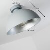 Saro Plafondlamp Grijs, 1-licht