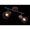 Globo ISABELLE Spotlamp Roest, 2-lichts