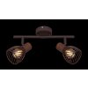 Globo ISABELLE Spotlamp Roest, 2-lichts
