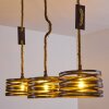 Macatawa Hanglamp Bruin, Zwart, 3-lichts