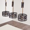 Macatawa Hanglamp Bruin, Zwart, 3-lichts