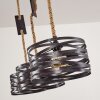 Macatawa Hanglamp Bruin, Zwart, 3-lichts
