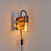 Mallard Muurlamp Hout licht, Zilver, 1-licht
