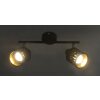 GLOBO TROY Spotlamp Zwart, 2-lichts