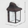 Murto Buiten muurverlichting Roest, 1-licht