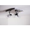 Brilliant LED Plafond spot Chroom, Nikkel mat, Wit, 3-lichts