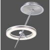 Paul Neuhaus Q-AMY Plafondlamp LED roestvrij staal, 2-lichts, Afstandsbediening