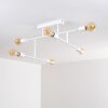 Cahaba Plafondlamp Wit, 6-lichts