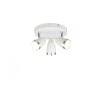 Globo MINOU Plafond spot LED Chroom, Wit, 3-lichts