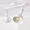 Polmak Plafond spot Goud, Wit, 2-lichts