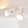 Polmak Plafond spot Goud, Wit, 2-lichts