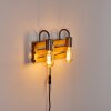 Mallard Muurlamp Hout licht, Zilver, 2-lichts