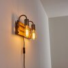 Mallard Muurlamp Hout licht, Zilver, 2-lichts