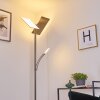 Cazis Staande lamp LED Nikkel mat, 3-lichts