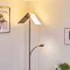 Cazis Staande lamp LED Nikkel mat, 3-lichts