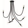 Lutec LOVER Plafondlamp Zwart, 6-lichts