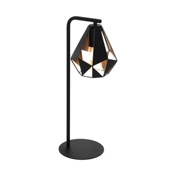 EGLO CARLTON Tafellamp Koperkleurig, Zwart, 1-licht