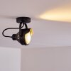 Rahway Plafondlamp Zwart, 1-licht