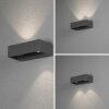 Konstsmide Monza Buiten muurverlichting LED Zwart, 2-lichts