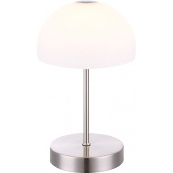 Globo SNOWFLAKE Tafellamp LED Nikkel mat, 1-licht