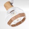 Bariloche Plafondlamp Chroom, Wit, 3-lichts