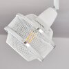 Limassol Plafondlamp Chroom, Wit, 4-lichts