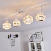Limassol Plafondlamp Chroom, Wit, 4-lichts