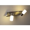 Trio CLAPTON Muurlamp LED Aluminium, Chroom, roestvrij staal, 2-lichts