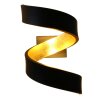 Lutec HELIX Wandlamp Goud, Zwart, 2-lichts
