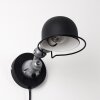 Arild Muurlamp Zwart, Zilver, 1-licht