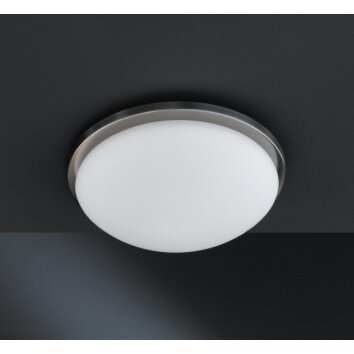 Honsel Combi Plafondlamp Nikkel mat, 1-licht