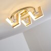 Karis Plafondlamp LED Nikkel mat, 3-lichts