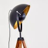 Jupiter Staande lamp Bruin, Hout donker, Zwart, 1-licht