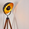 Jupiter Staande lamp Bruin, Hout donker, Zwart, 1-licht