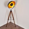Jupiter Staande lamp Bruin, Hout donker, Zwart, 1-licht