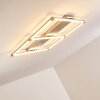 Beken Plafondlamp LED Nikkel mat, 1-licht