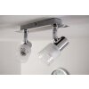 Brilliant LED Plafond spot Chroom, Wit, 2-lichts