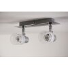 Brilliant LED Plafond spot Chroom, Wit, 2-lichts