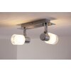 Brilliant LED Plafond spot Chroom, Wit, 2-lichts