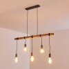 Galena Hanglamp Bruin, Grijs, 5-lichts
