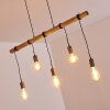 Galena Hanglamp Bruin, Grijs, 5-lichts