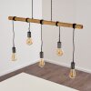 Galena Hanglamp Bruin, Grijs, 5-lichts